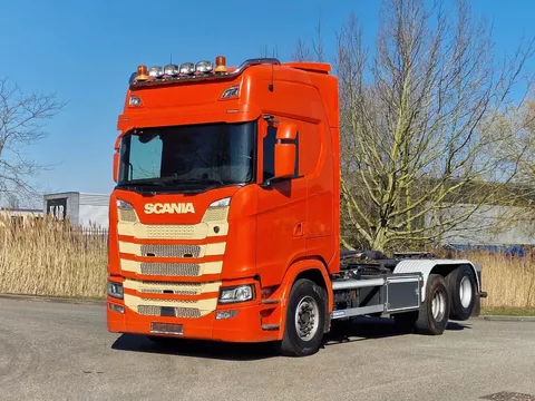 Scania S S500 6x2 | 25 ton haakarm | vollucht geveerd | full air |